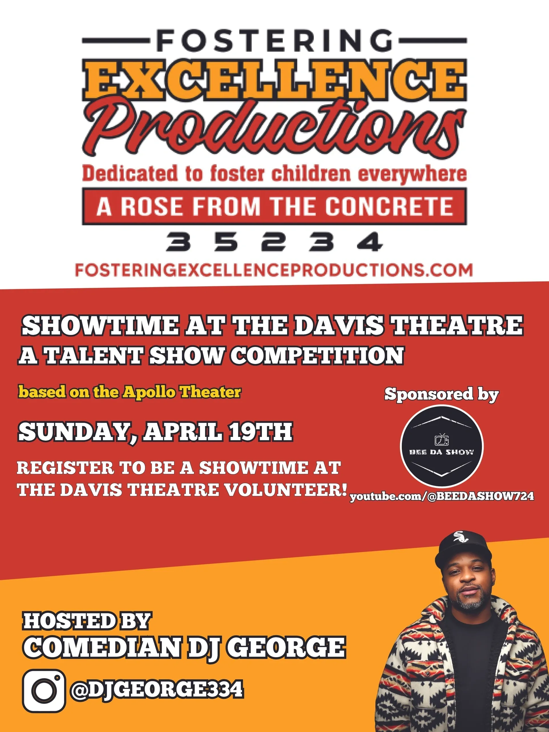 yard sign flyer with volunteer message